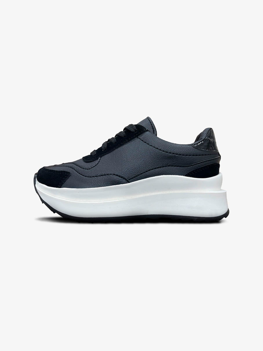 Tenis Chunky Negros para Mujer Estilo Urbano